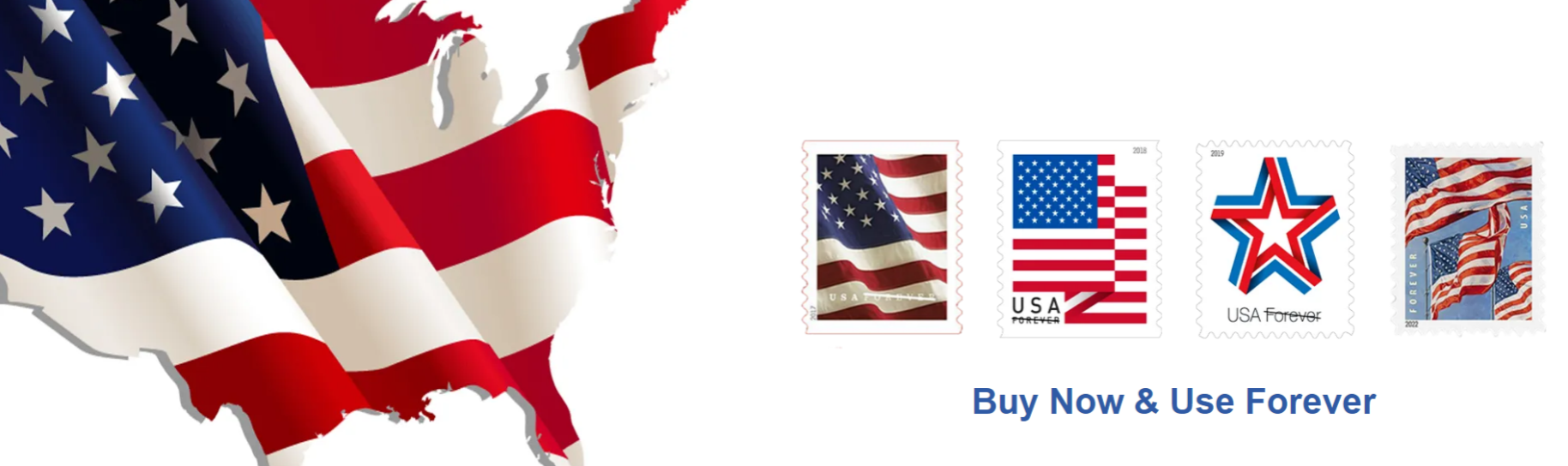 $27.99 / 100 Stamps U.S. Flag 2019 Booklet Forever USPS Postage