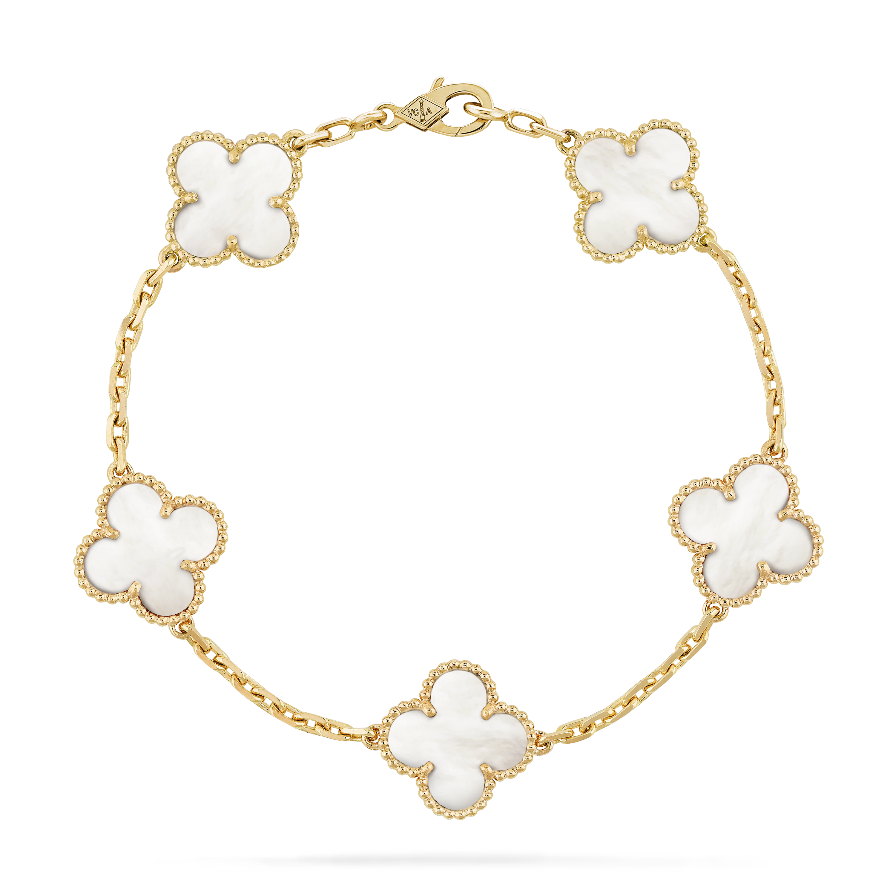 Van Cleef & Arpels Vintage Alhambra bracelet, 5 motifs--GaiYalun
