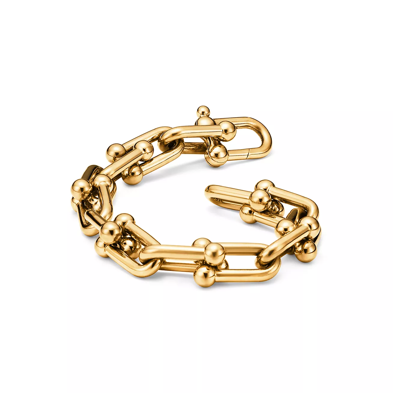 Large Link Bracelet 18K gold--GaiYalun