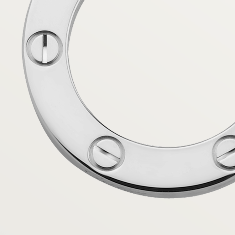 LOVE necklace 18K white gold--GaiYalun