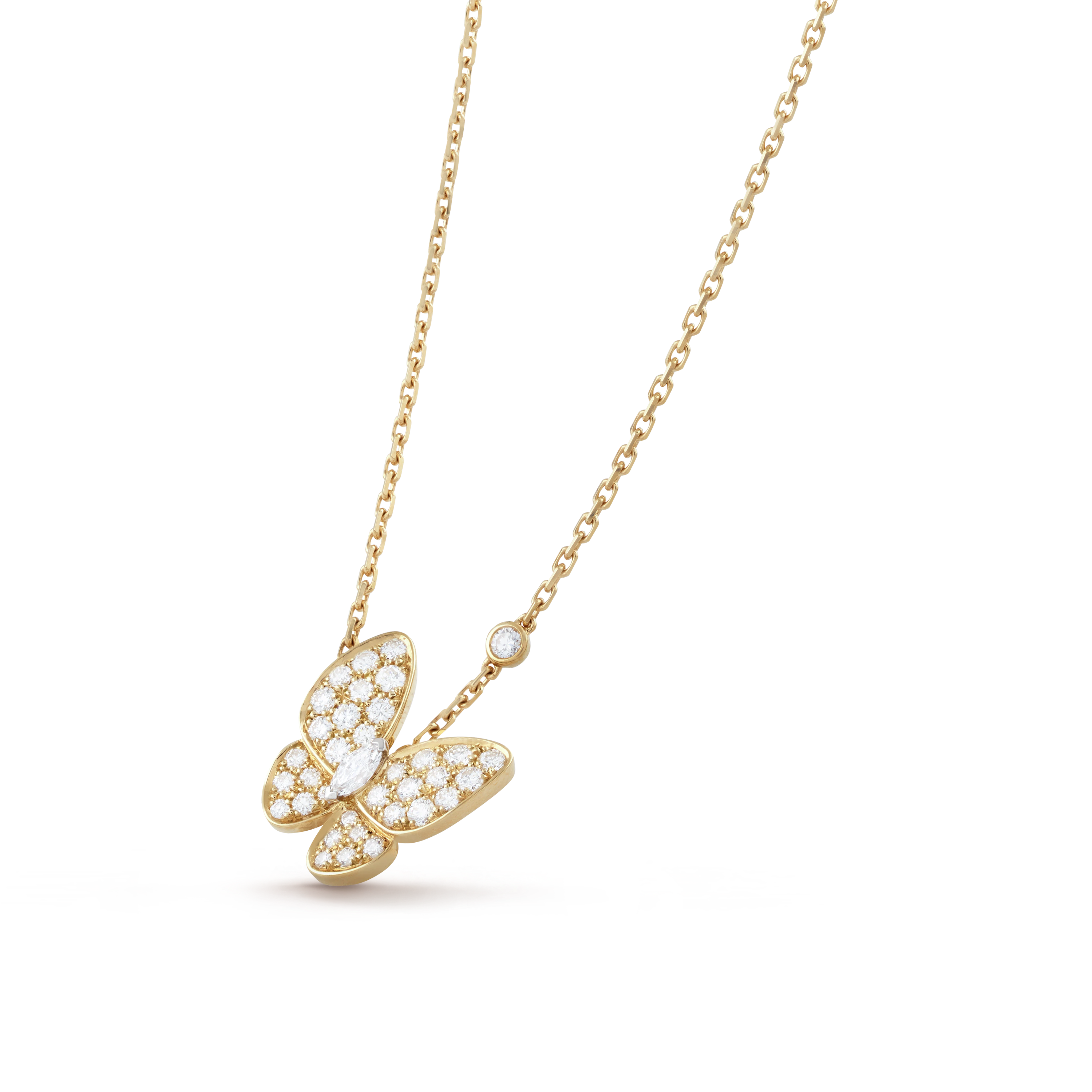 Van Cleef & Arpels Two Butterfly Pendant--GaiYalun