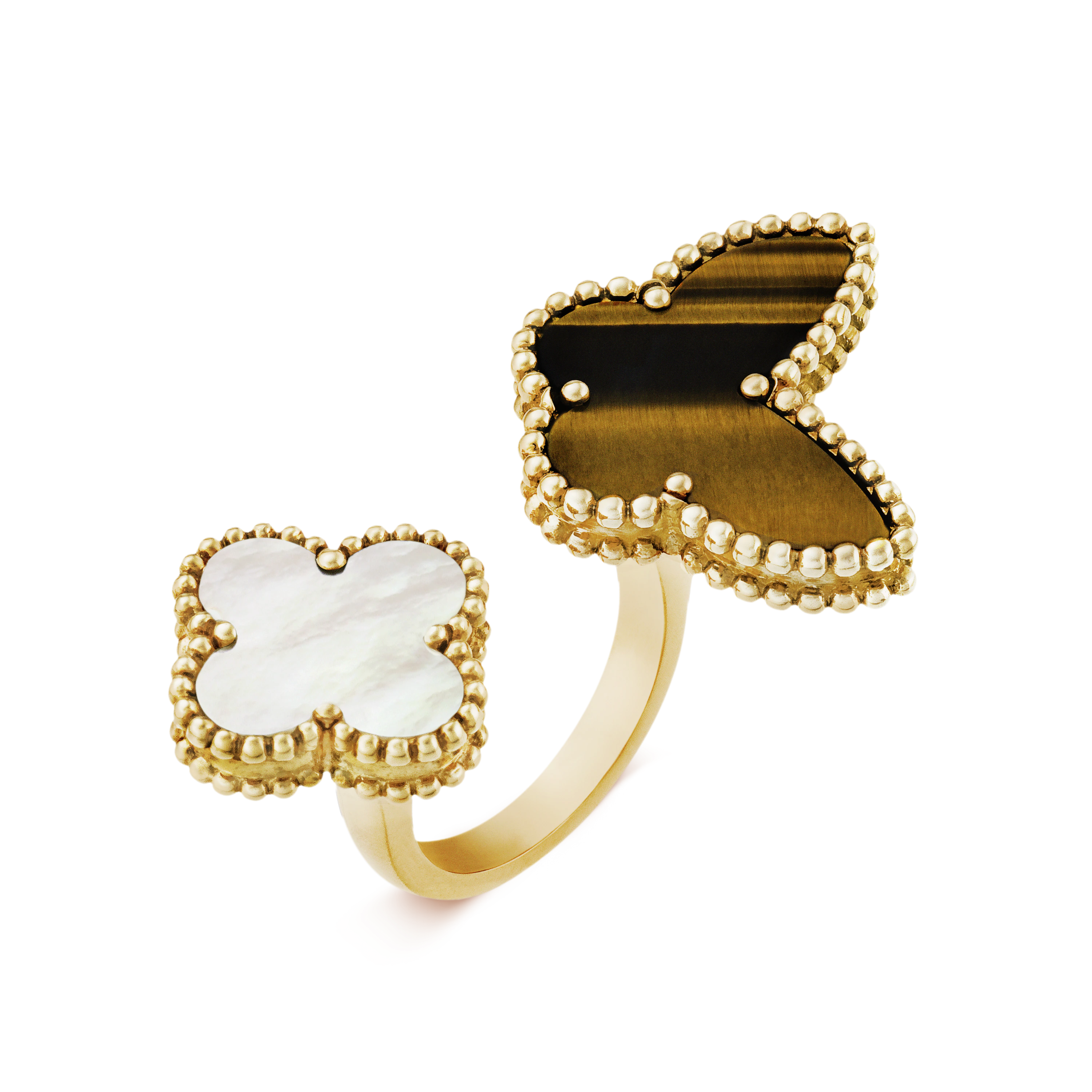 Van Cleef & Arpels Lucky Alhambra Finger Ring--GaiYalun