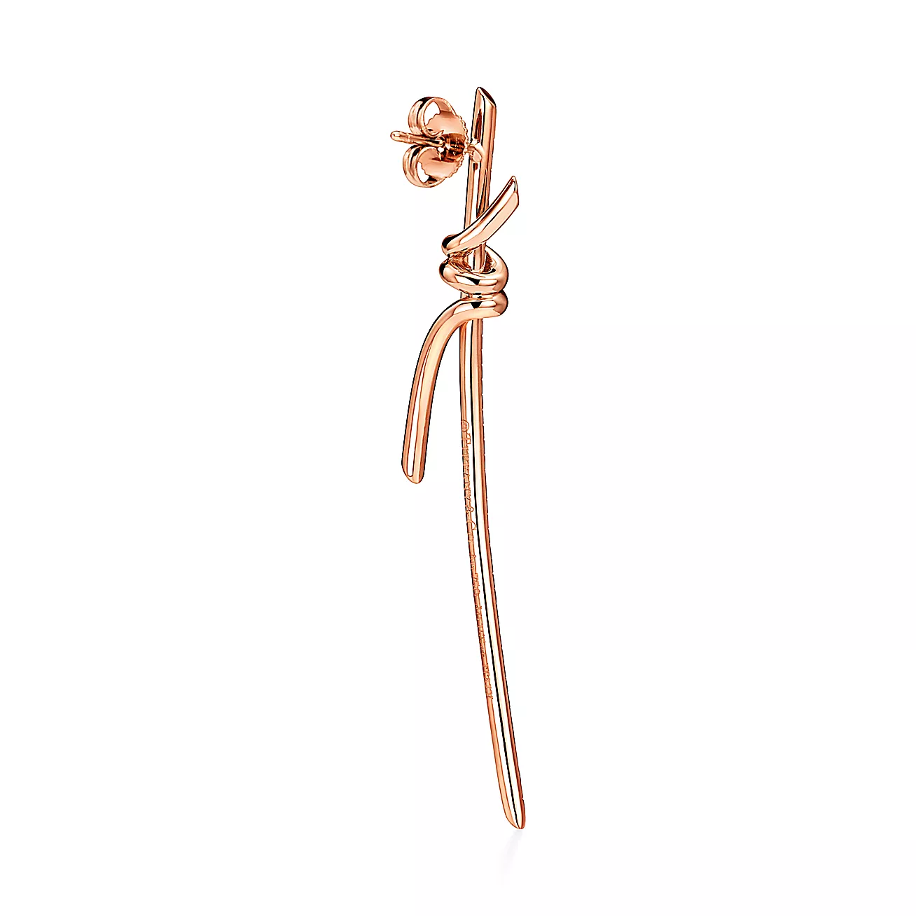 earring 18K Rose Gold with Diamonds--GaiYalun