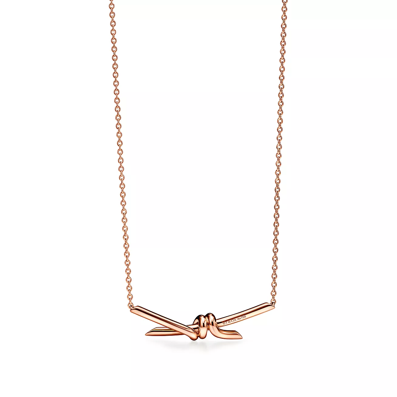 necklace 18K rose gold--GaiYalun