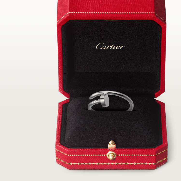 JUSTE UN CLOU ring, small model 18K white gold--GaiYalun