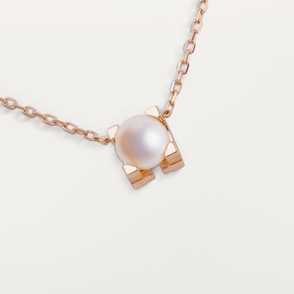 C DE CARTIER necklace 18K rose gold--GaiYalun