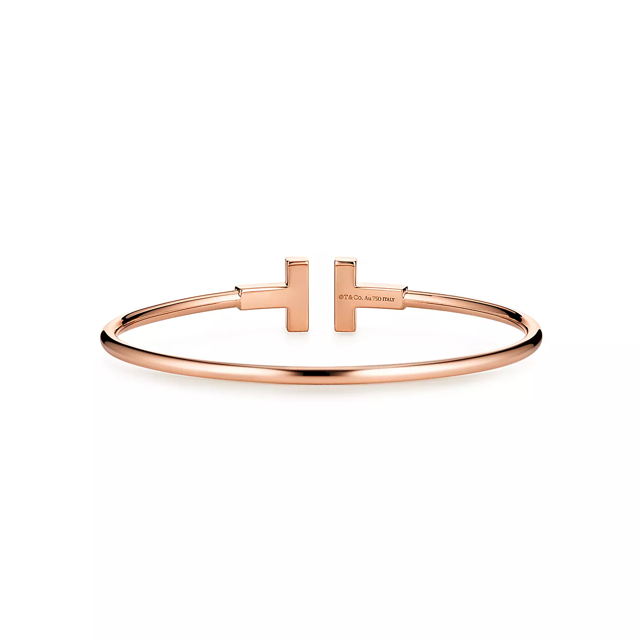 coil bracelet 18K Rose Gold with Diamonds--GaiYalun