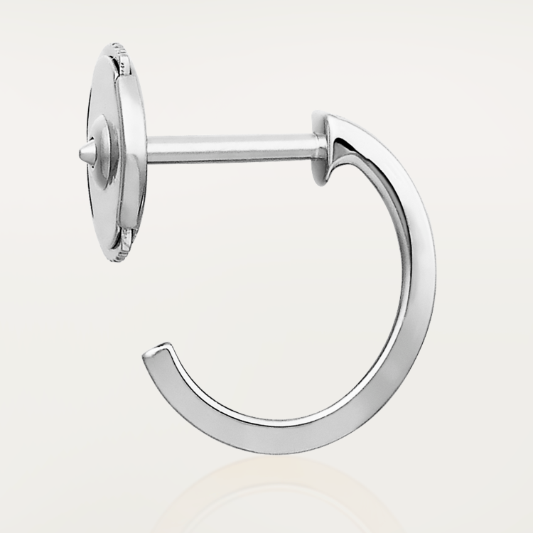 LOVE earrings 18K white gold--GaiYalun