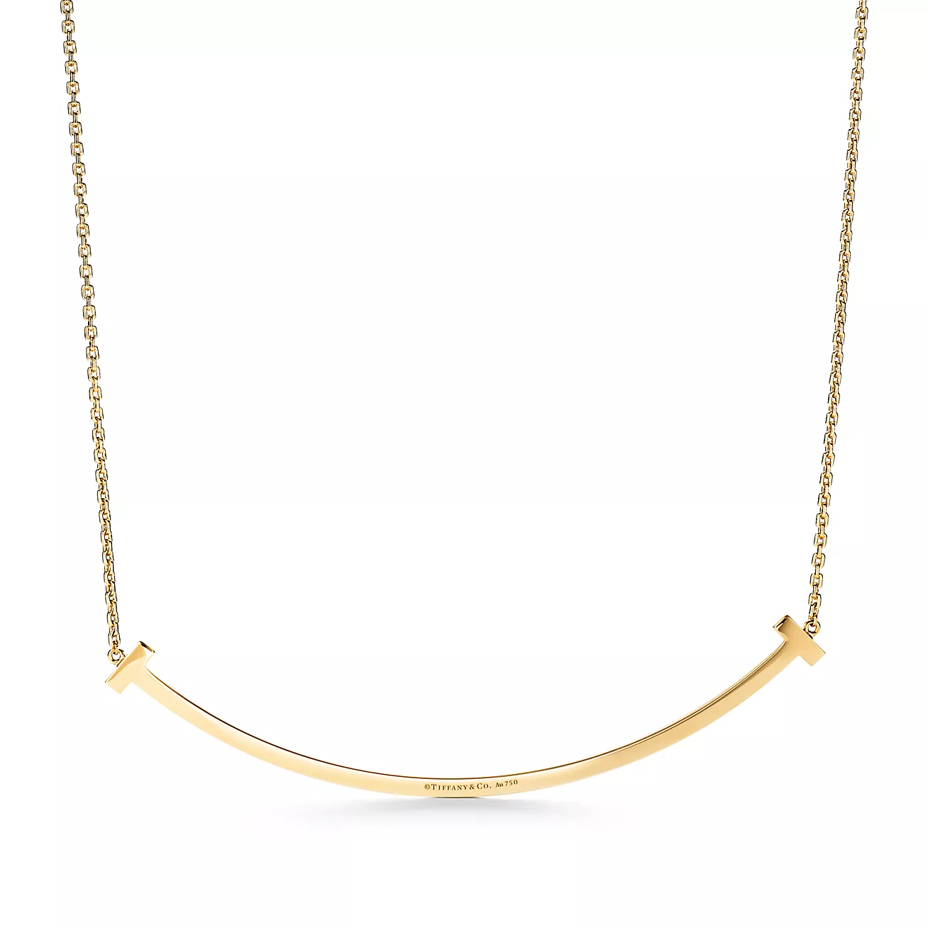 18-karat Gold Oversized Smile Necklace--GaiYalun