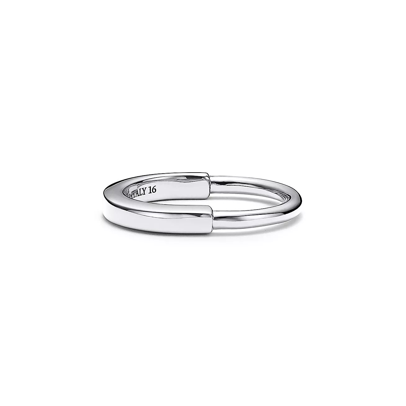 Tiffany Lock ring 18K white gold--GaiYalun