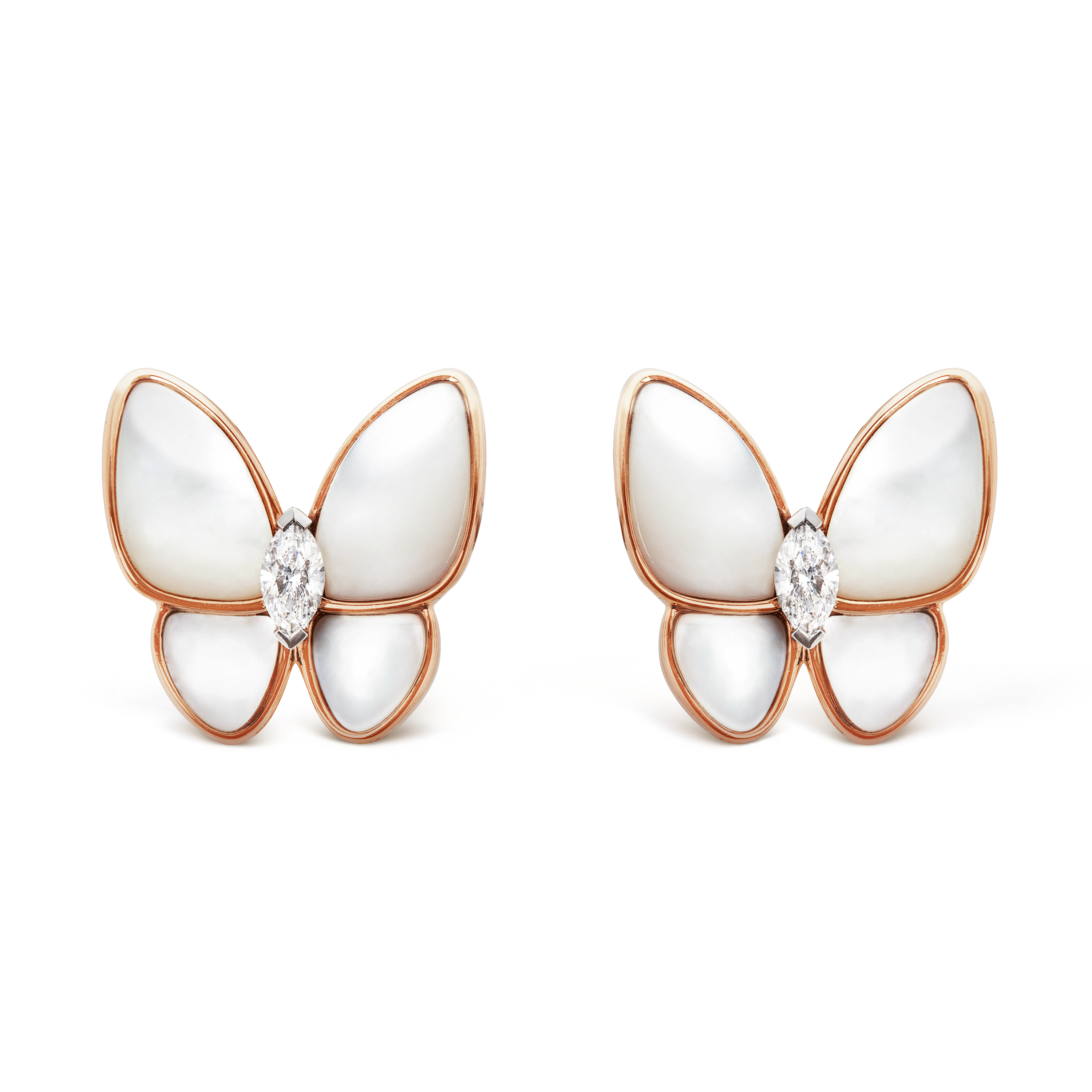Van Cleef & Arpels Two Butterfly Earrings--GaiYalun