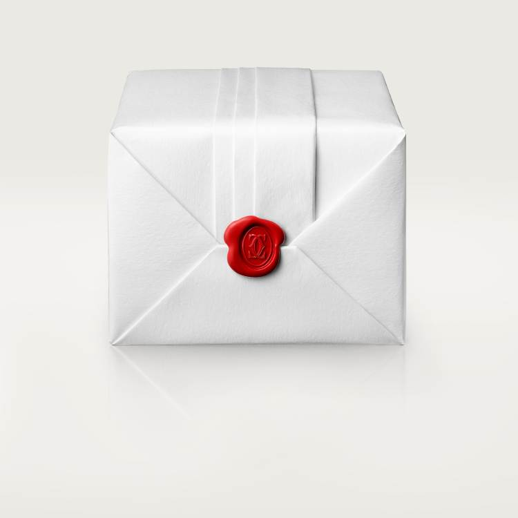 C DE CARTIER EARRINGS 18K WHITE GOLD--GaiYalun