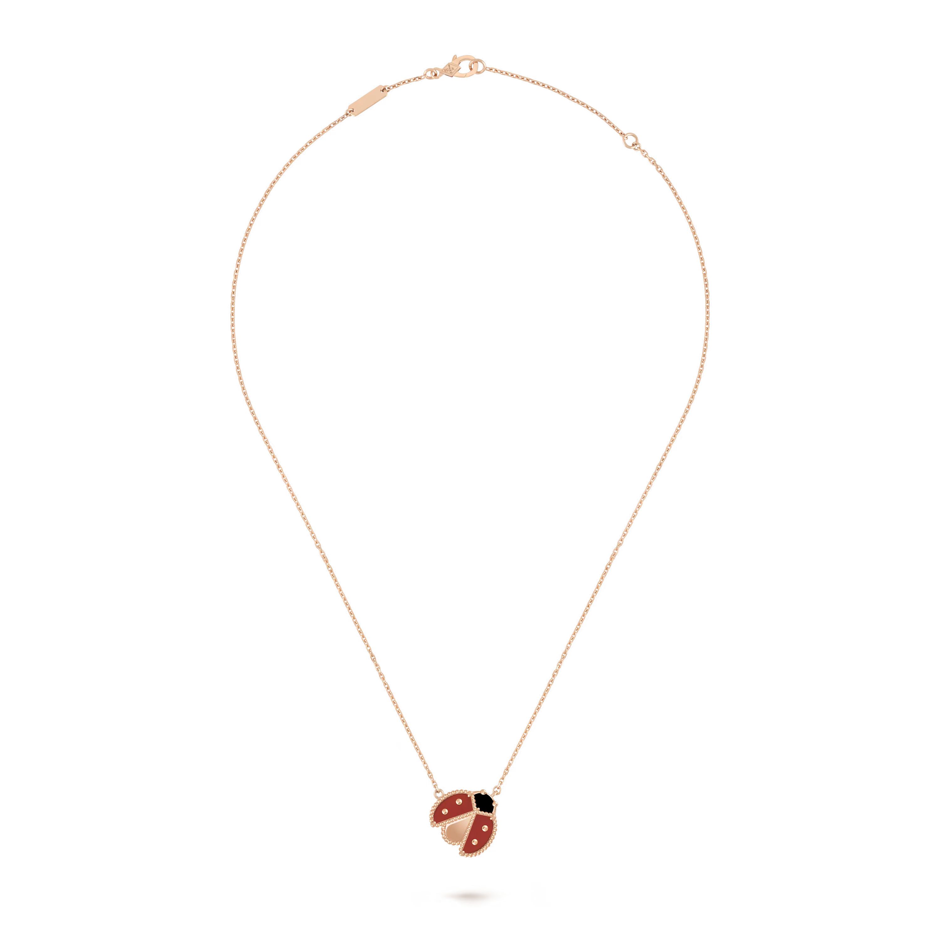 Van Cleef & Arpels Lucky Spring pendant, ladybug with outstretched wings--GaiYalun