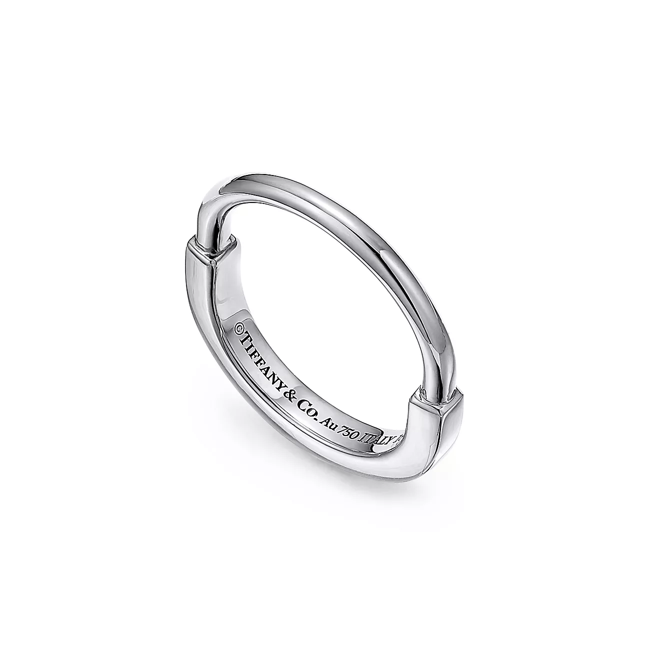 Tiffany Lock ring 18K white gold--GaiYalun
