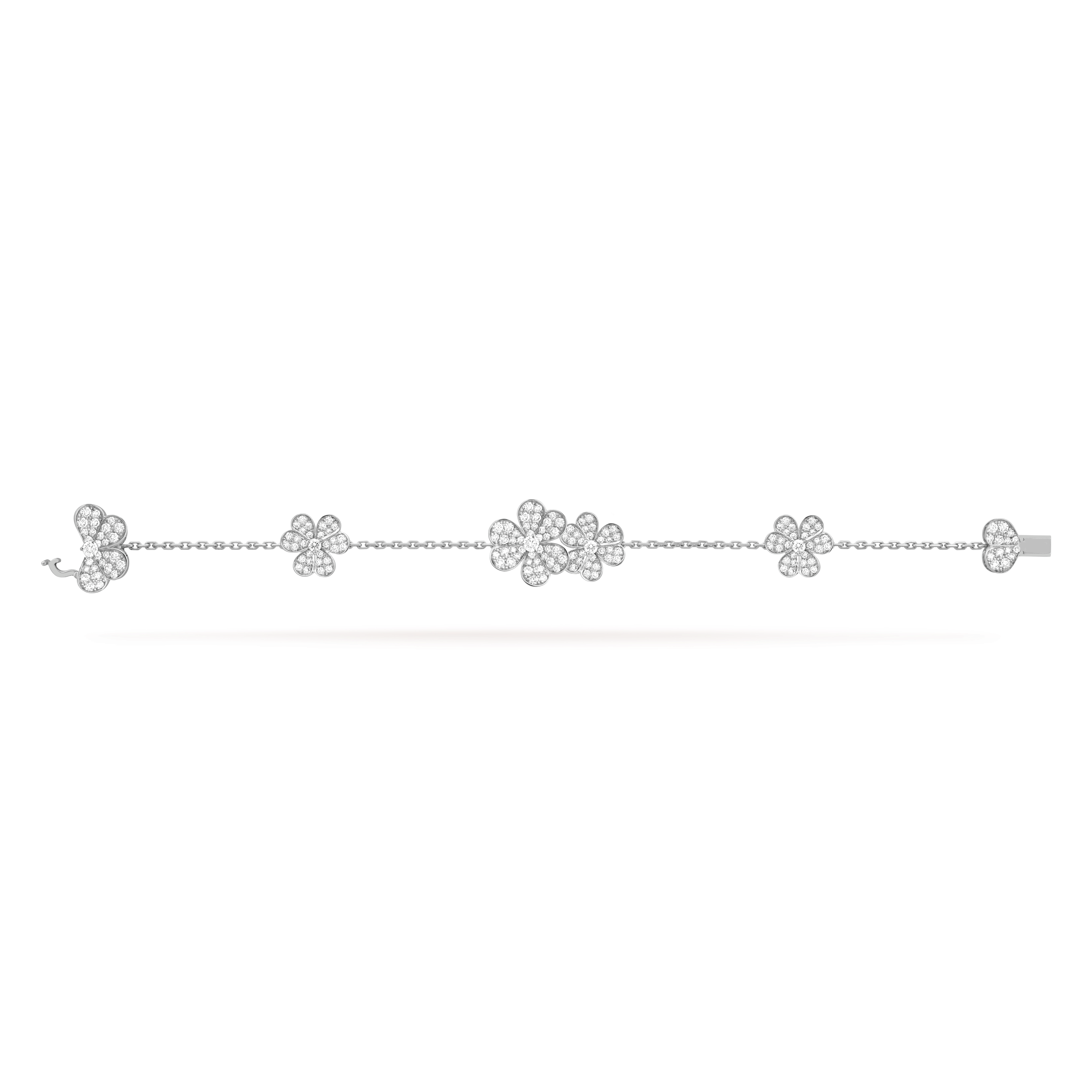 Van Cleef & Arpels Frivole bracelet, 5 flowers--GaiYalun