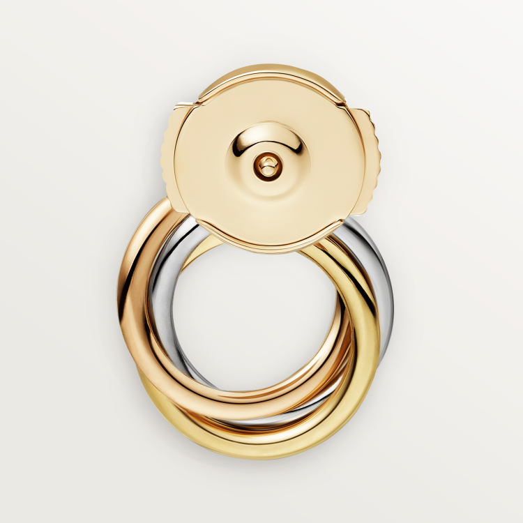 TRINITY earrings 18K white gold, 18K yellow gold, 18K rose gold--GaiYalun