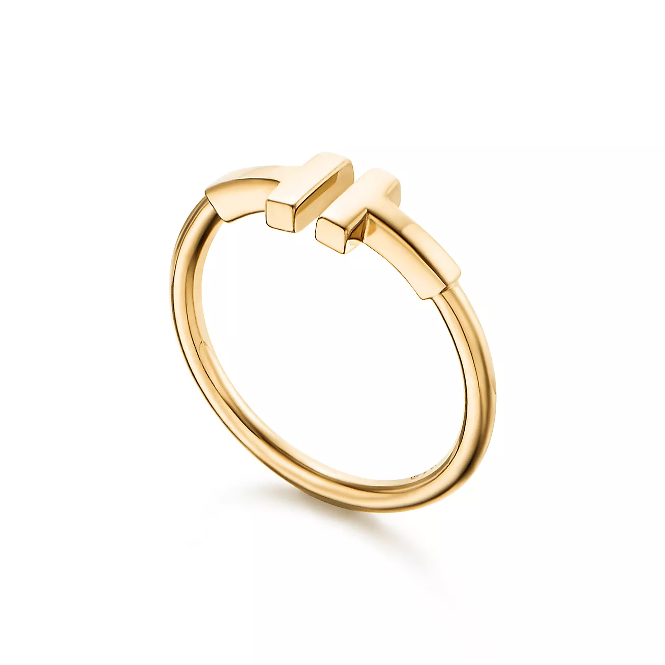 Tiffany T coil ring 18K gold--GaiYalun