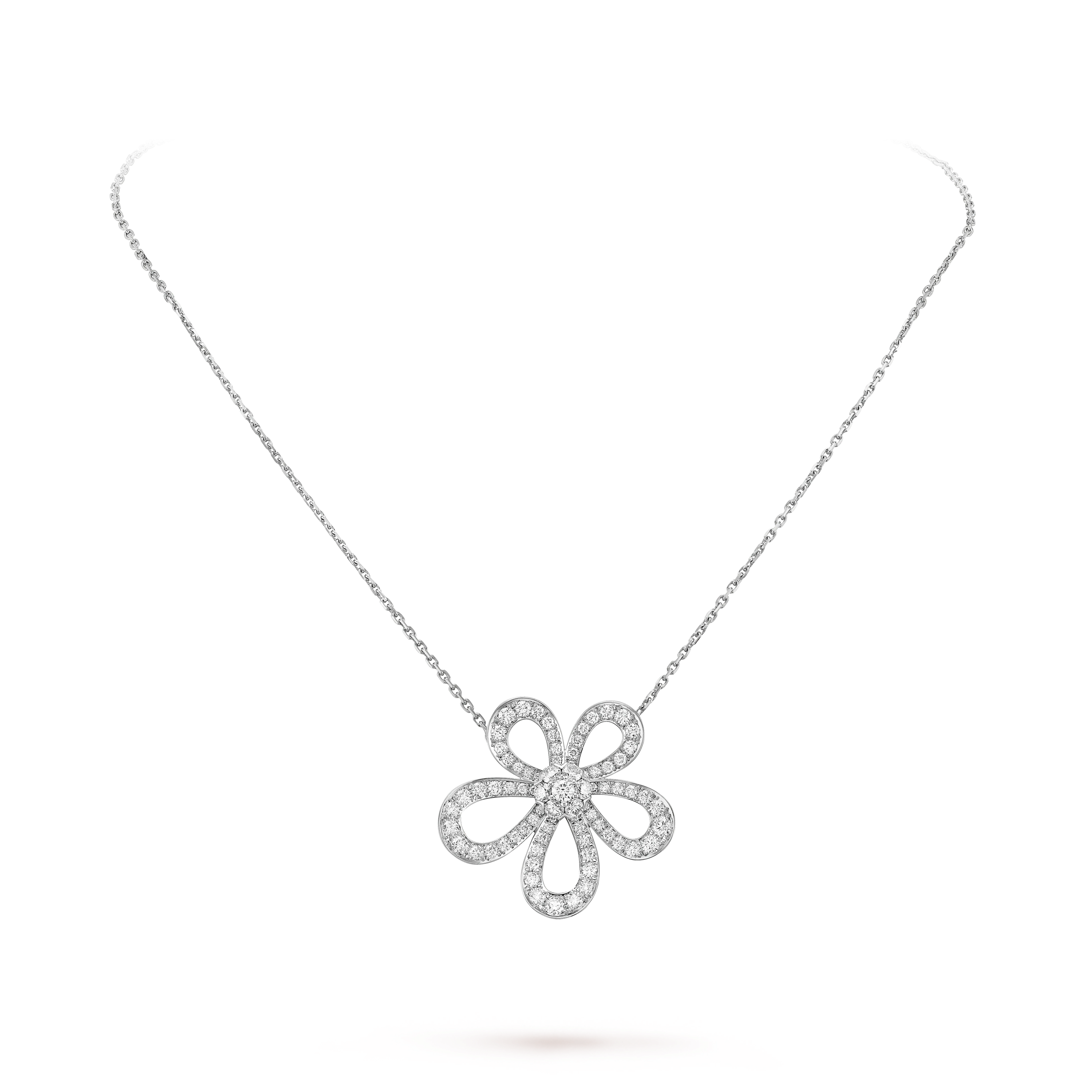 Van Cleef & Arpels Flowerlace Pendant--GaiYalun