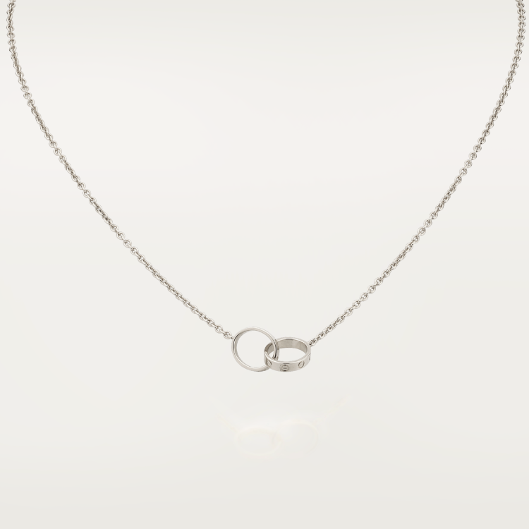 LOVE necklace 18K white gold--GaiYalun
