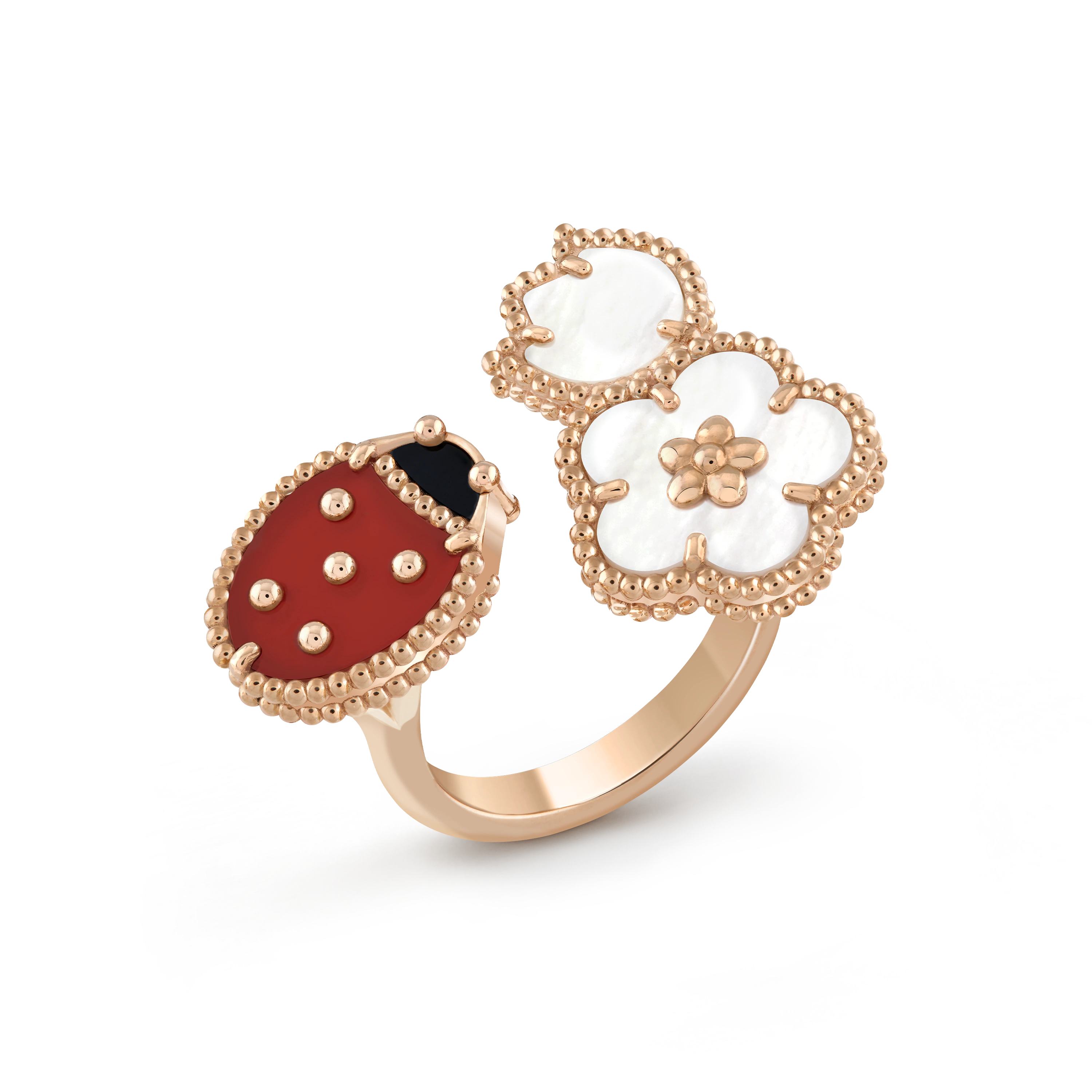 Van Cleef & Arpels Lucky Spring Finger Ring--GaiYalun