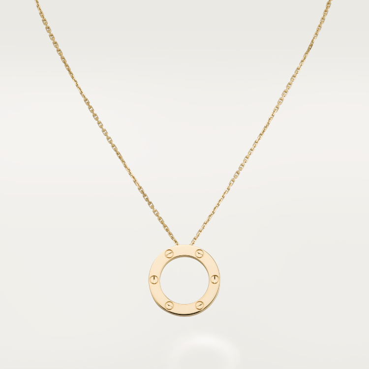LOVE Necklace 18K Yellow Gold--GaiYalun