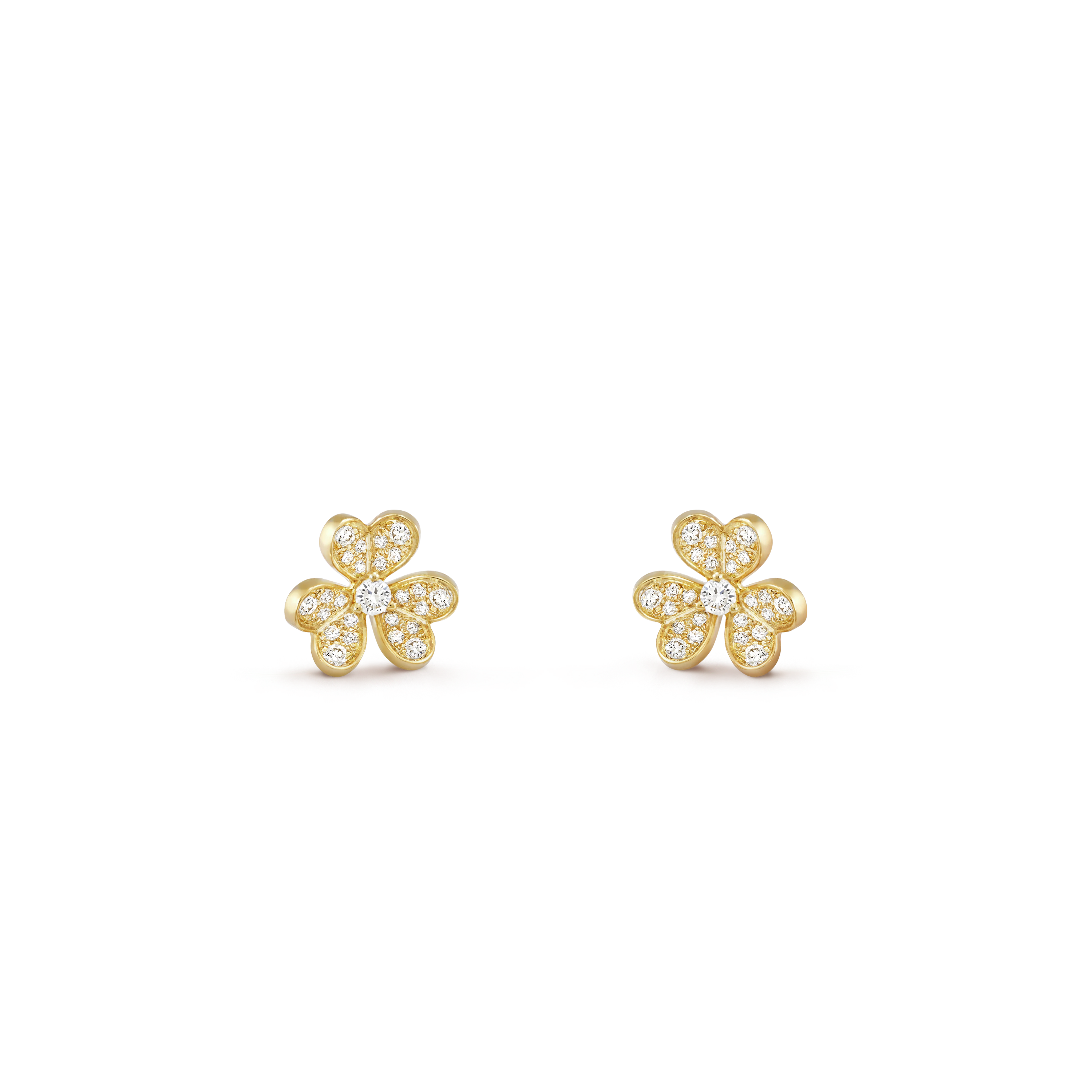 Van Cleef & Arpels Frivole earrings, mini model--GaiYalun