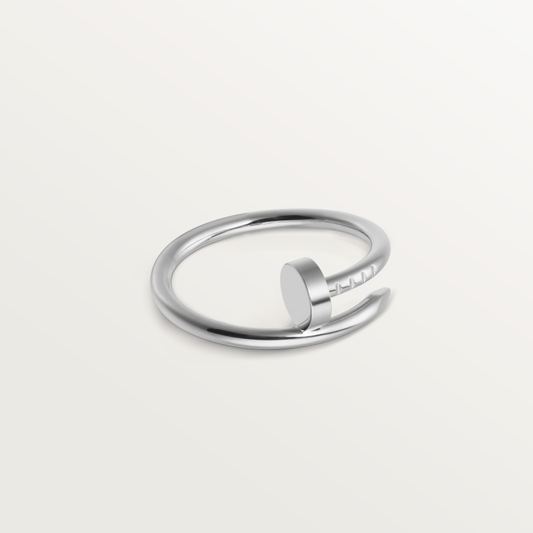 JUSTE UN CLOU ring, small model 18K white gold--GaiYalun