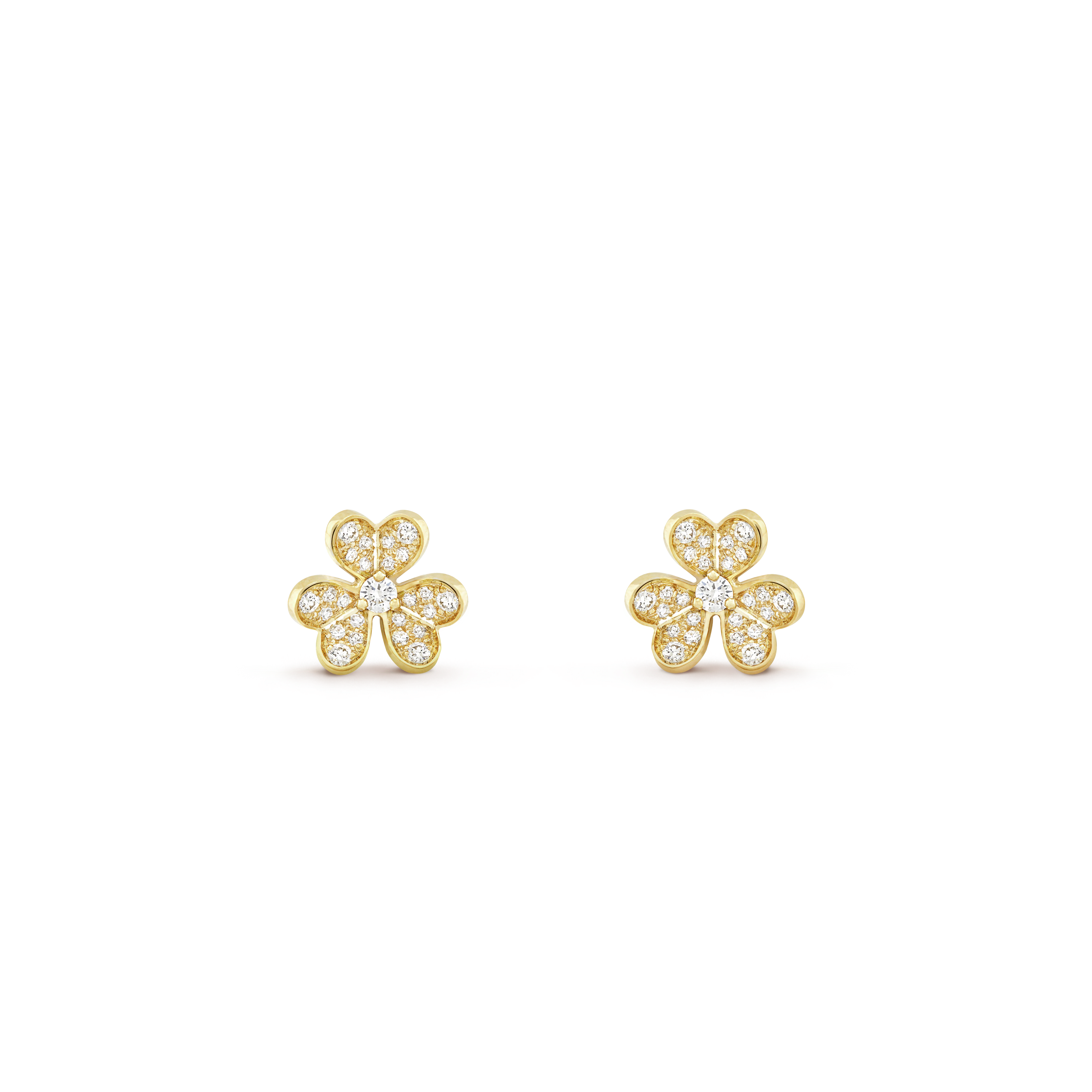 Van Cleef & Arpels Frivole earrings, mini model--GaiYalun