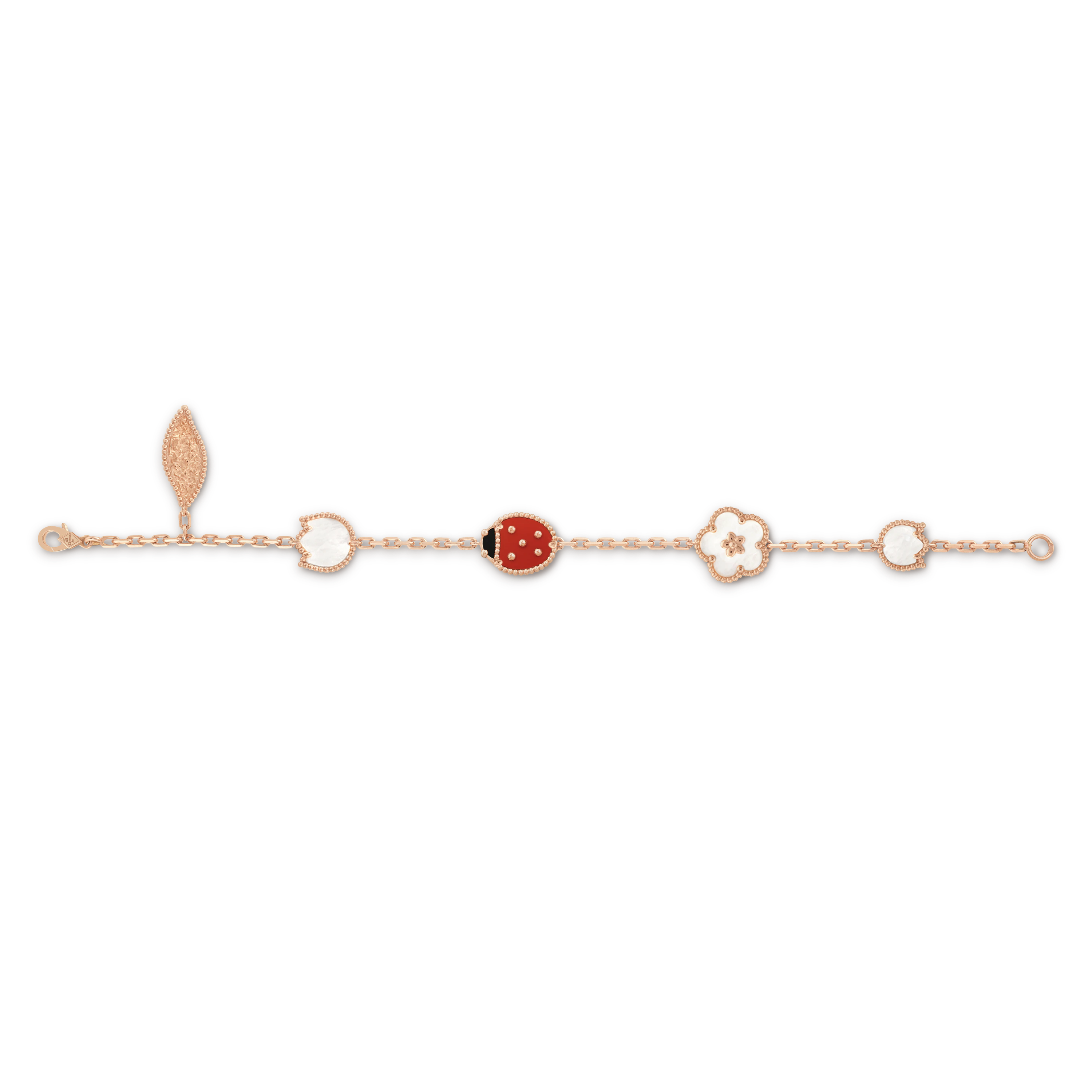 Van Cleef & Arpels Lucky Spring bracelet, 5 motifs--GaiYalun
