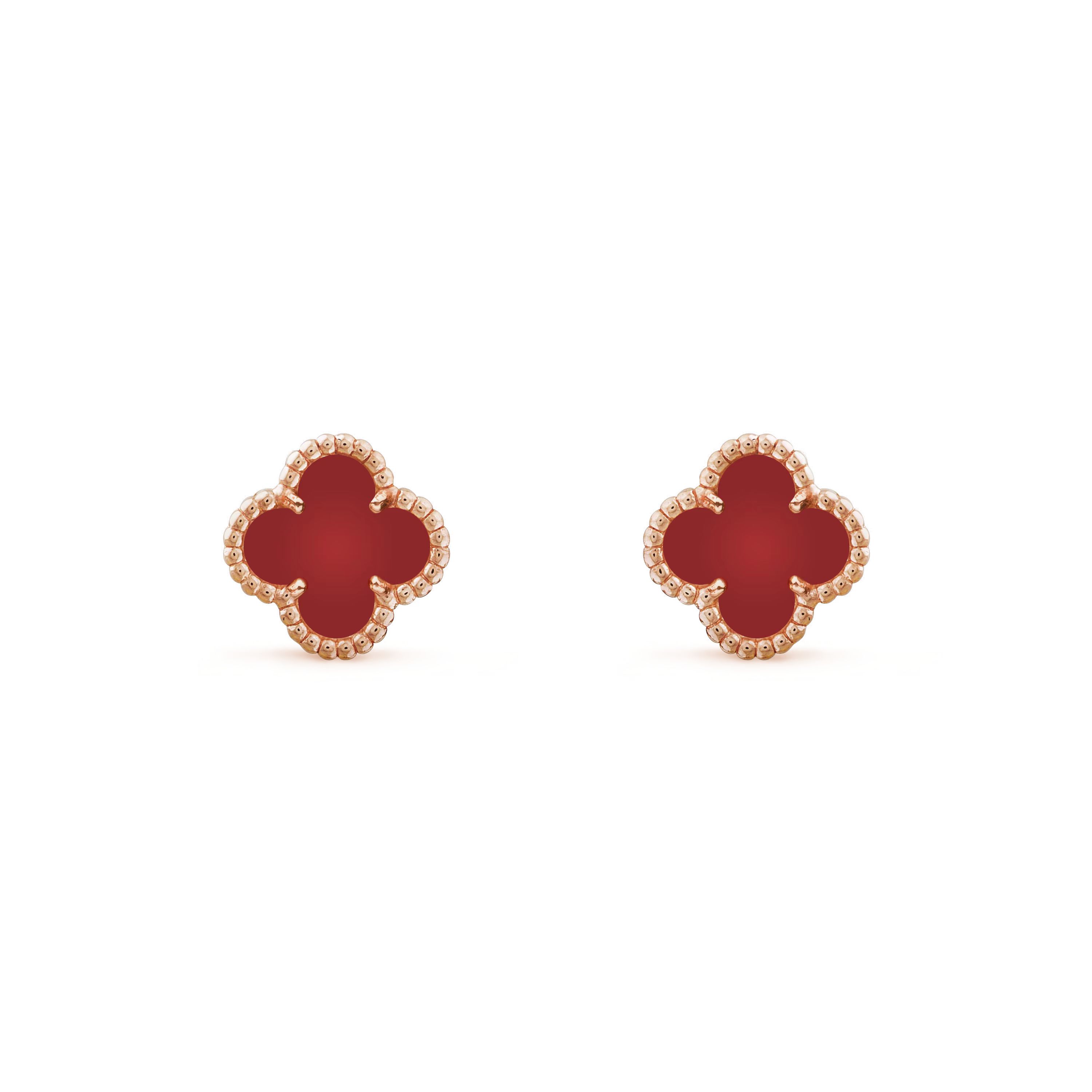 Van Cleef & Arpels Sweet Alhambra Stud Earrings--GaiYalun
