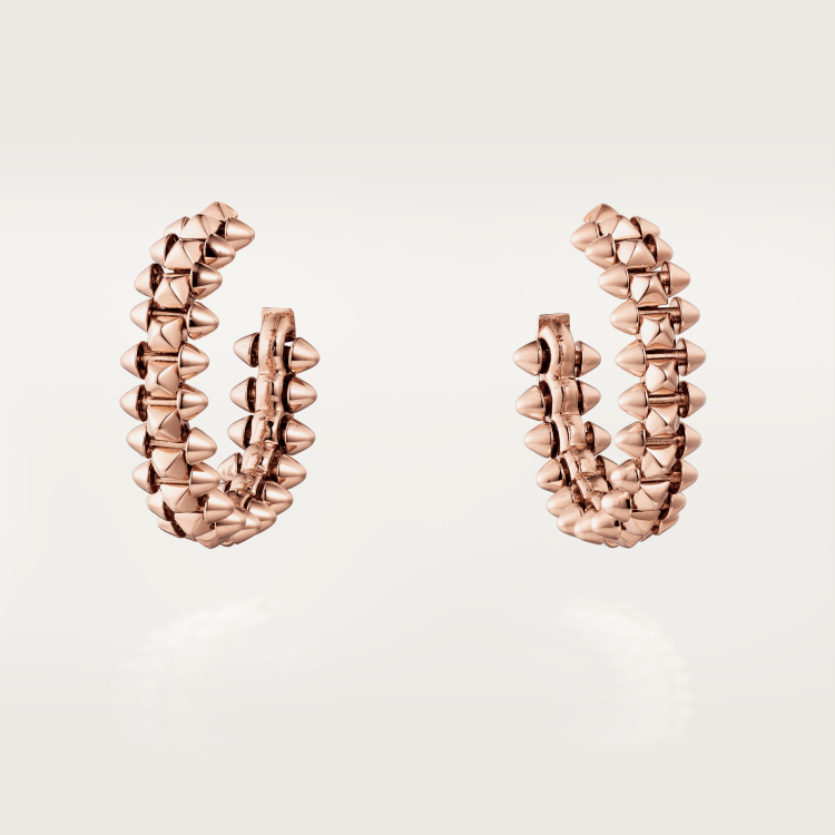 CLASH DE CARTIER earrings, small model 18K rose gold--GaiYalun