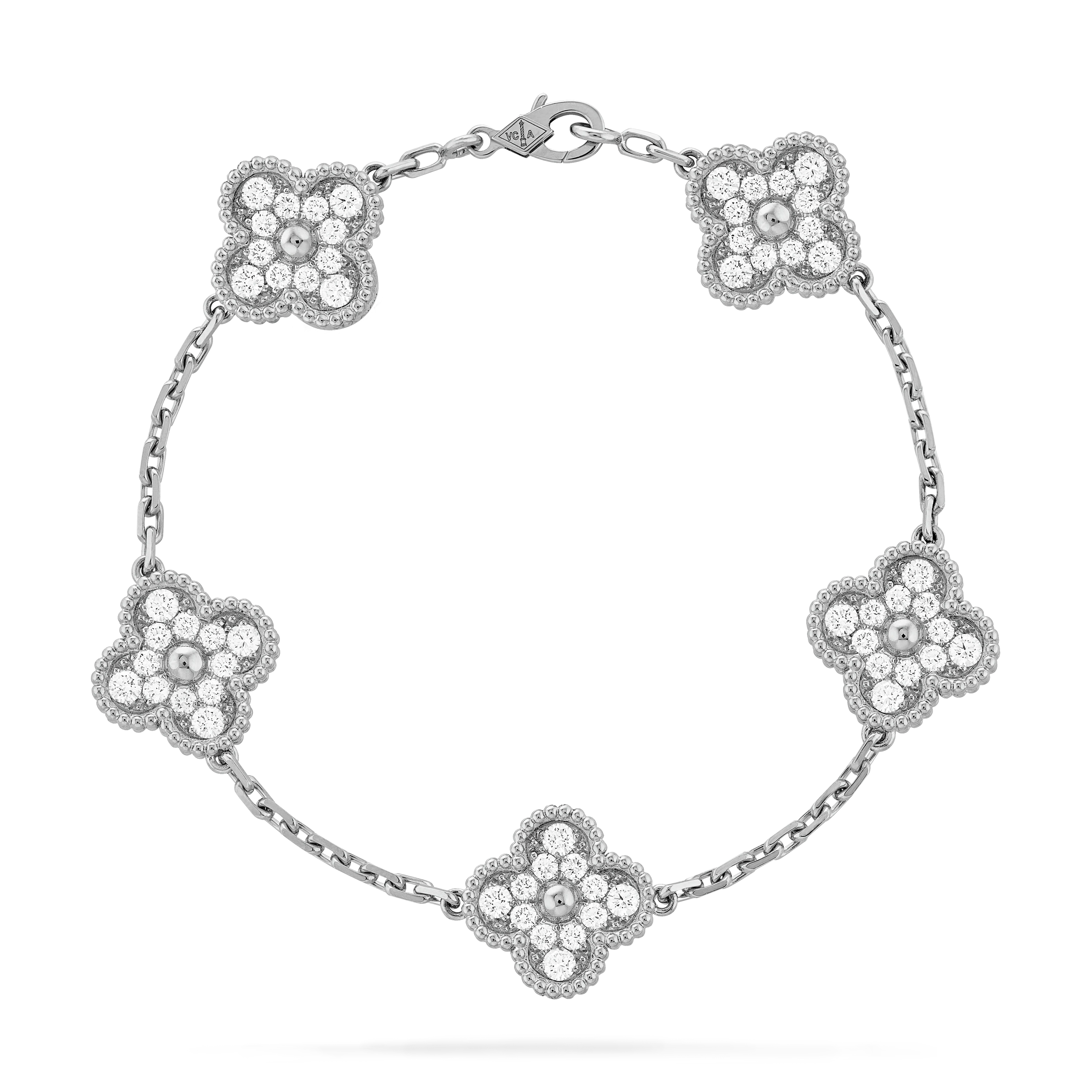 Van Cleef & Arpels Vintage Alhambra bracelet, 5 motifs--GaiYalun
