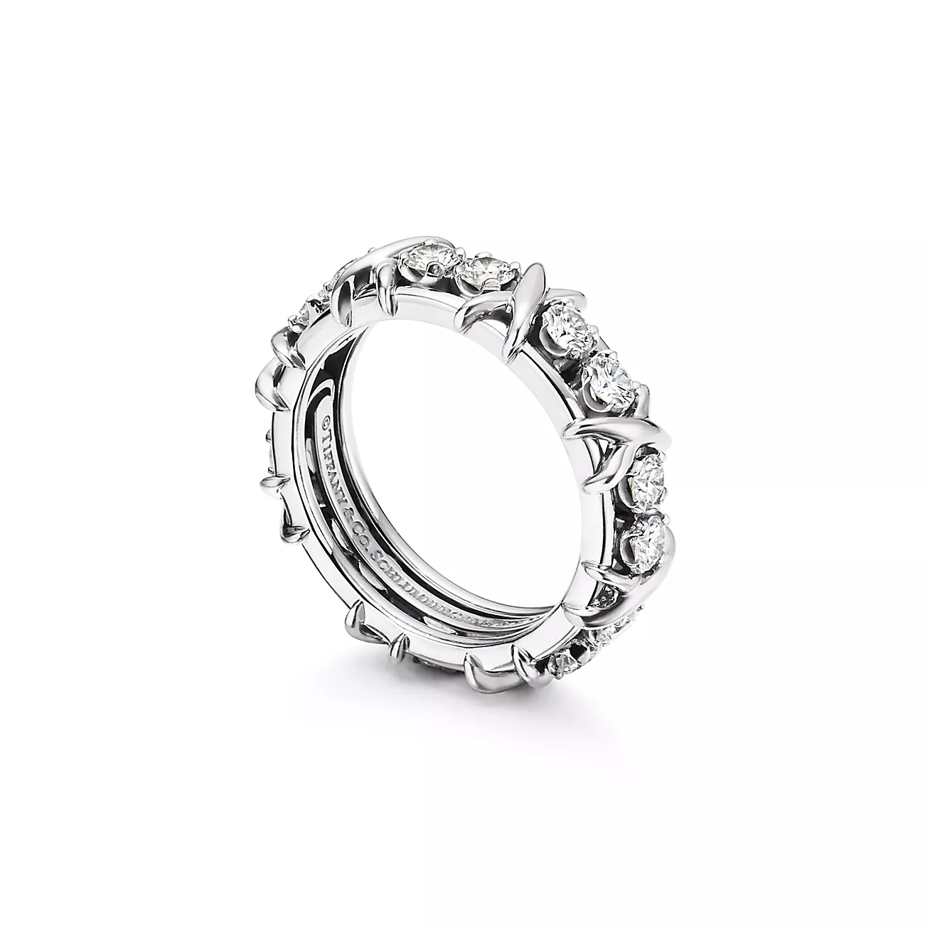 Tiffany & Co. Schlumberger Sixteen Stone Ring--GaiYalun