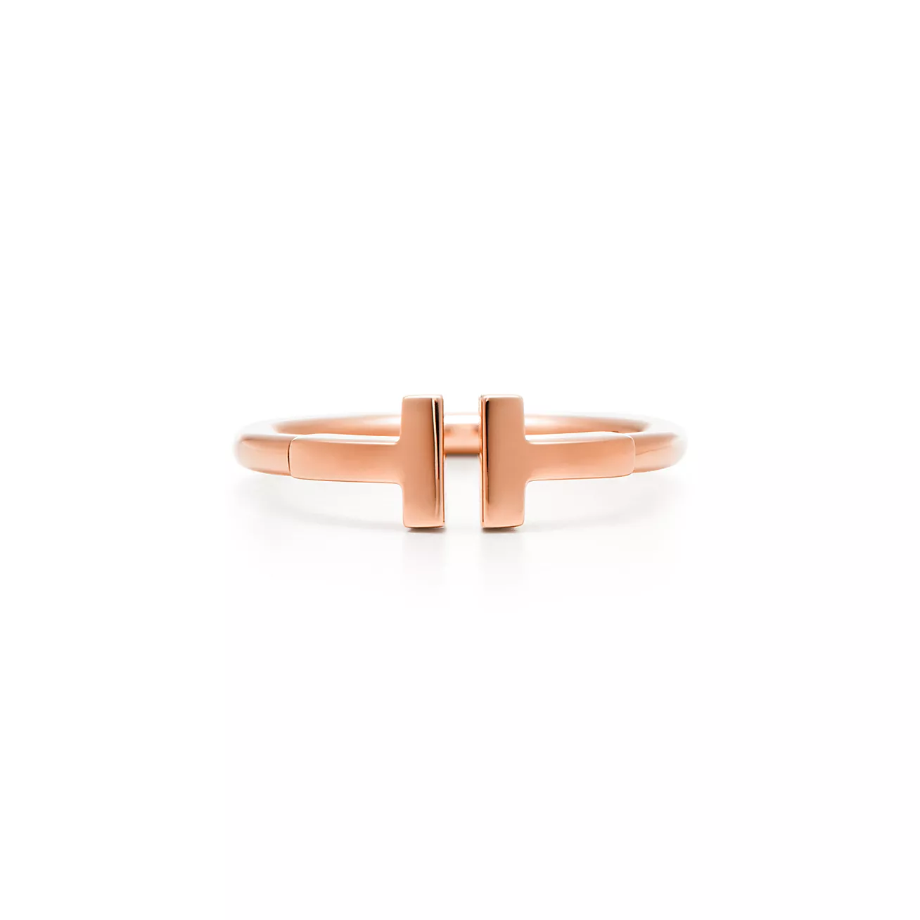 Tiffany T coil ring 18K rose gold--GaiYalun
