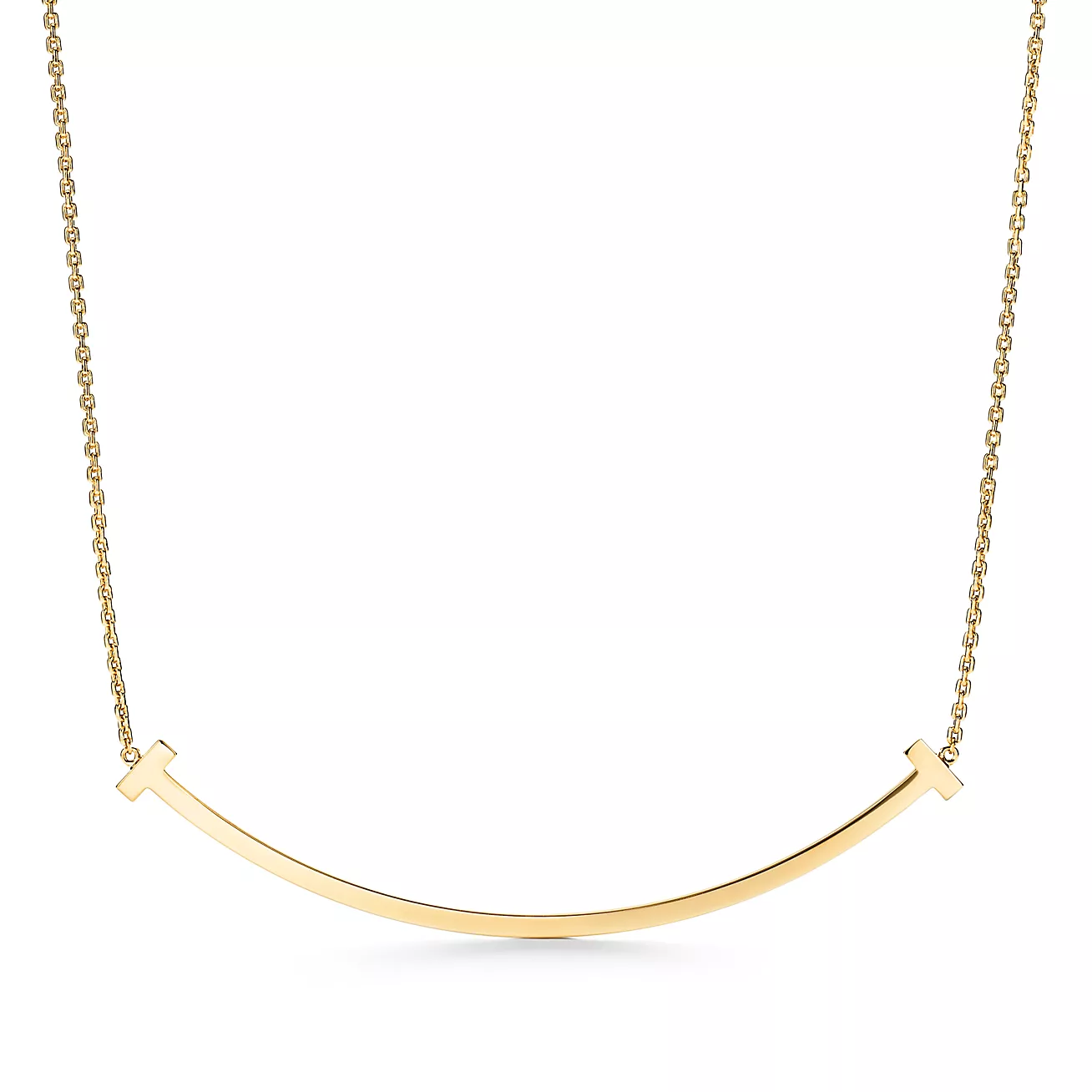18-karat Gold Oversized Smile Necklace--GaiYalun