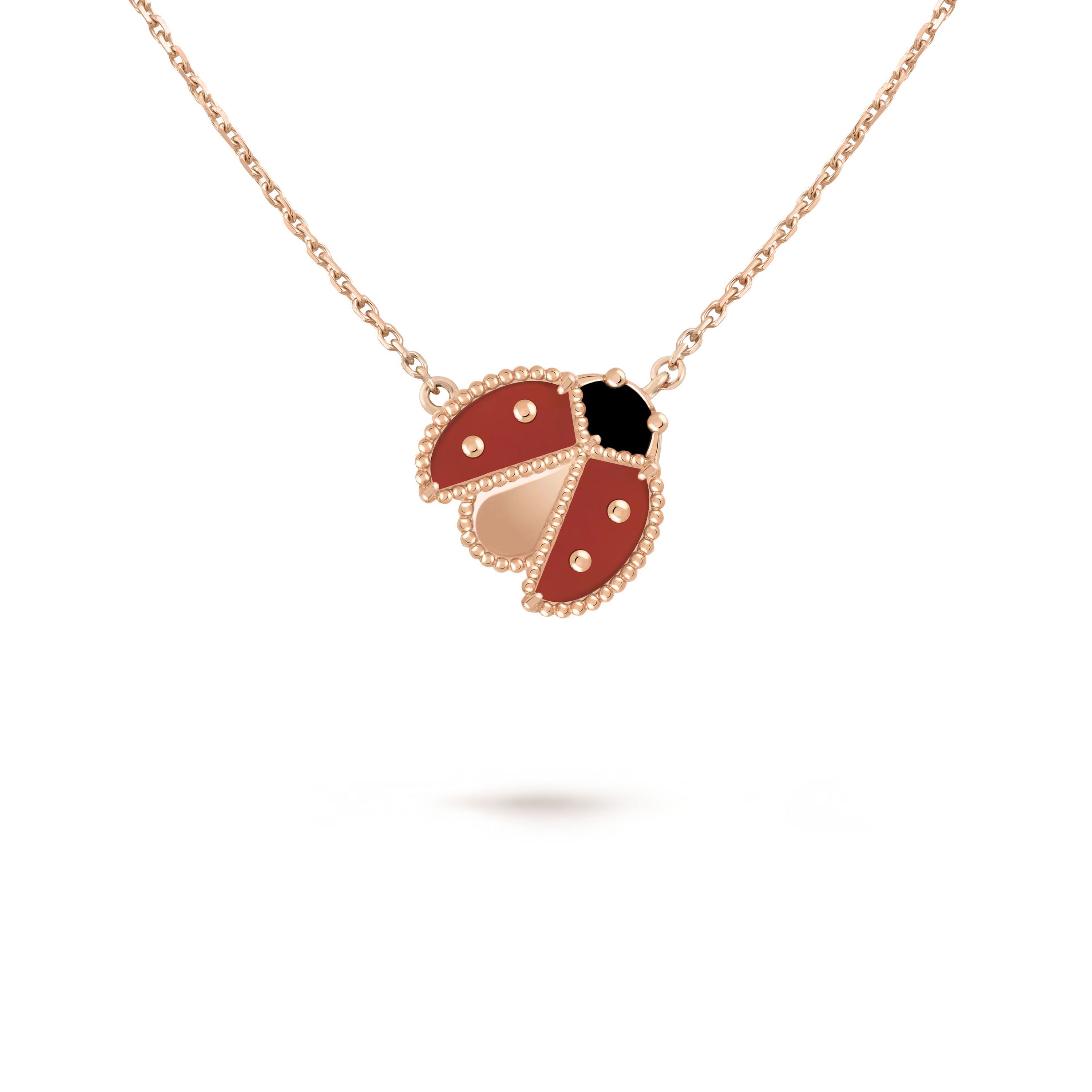 Van Cleef & Arpels Lucky Spring pendant, ladybug with outstretched wings--GaiYalun