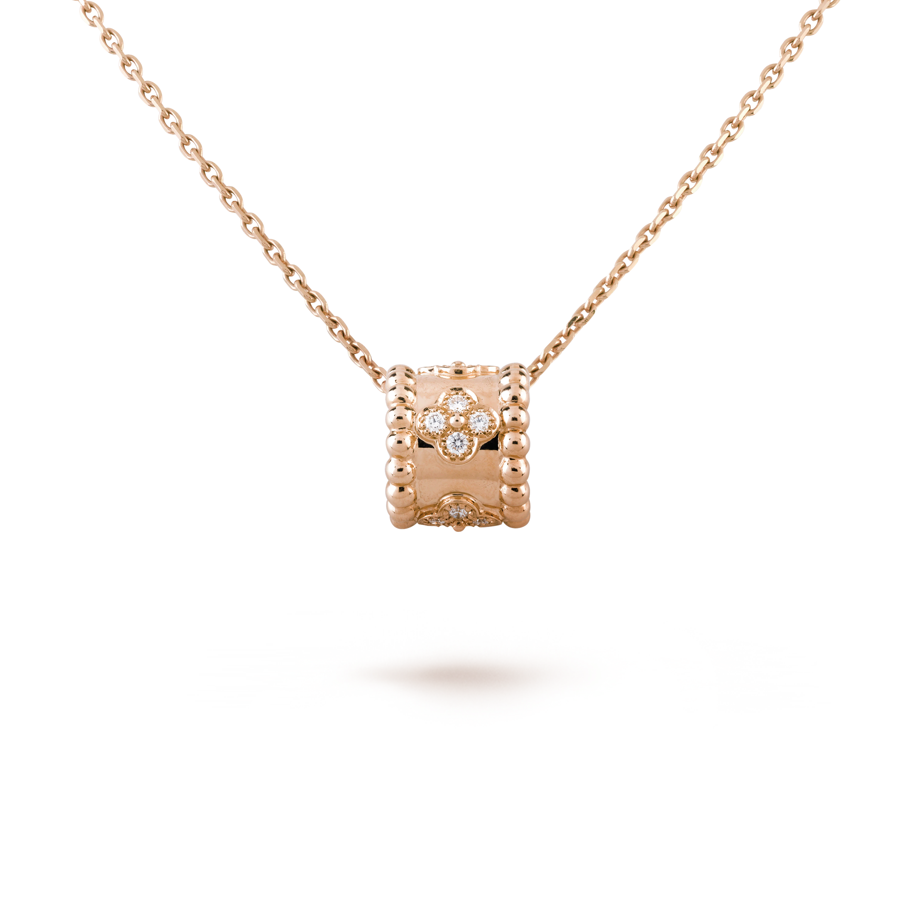Van Cleef & Arpels Perlée clovers pendant--GaiYalun
