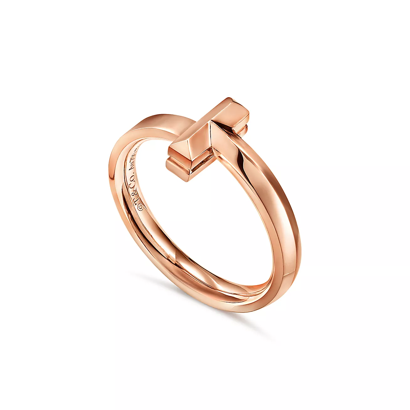 Tiffany T1 ring 18K rose gold--GaiYalun