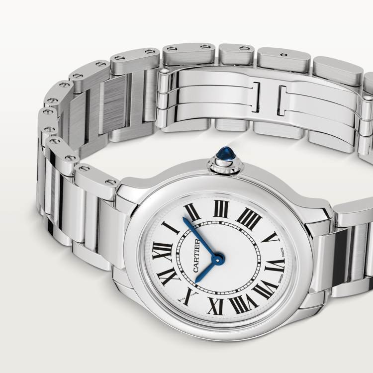 RONDE MUST DE CARTIER 29MM STEEL QUARTZ--GaiYalun