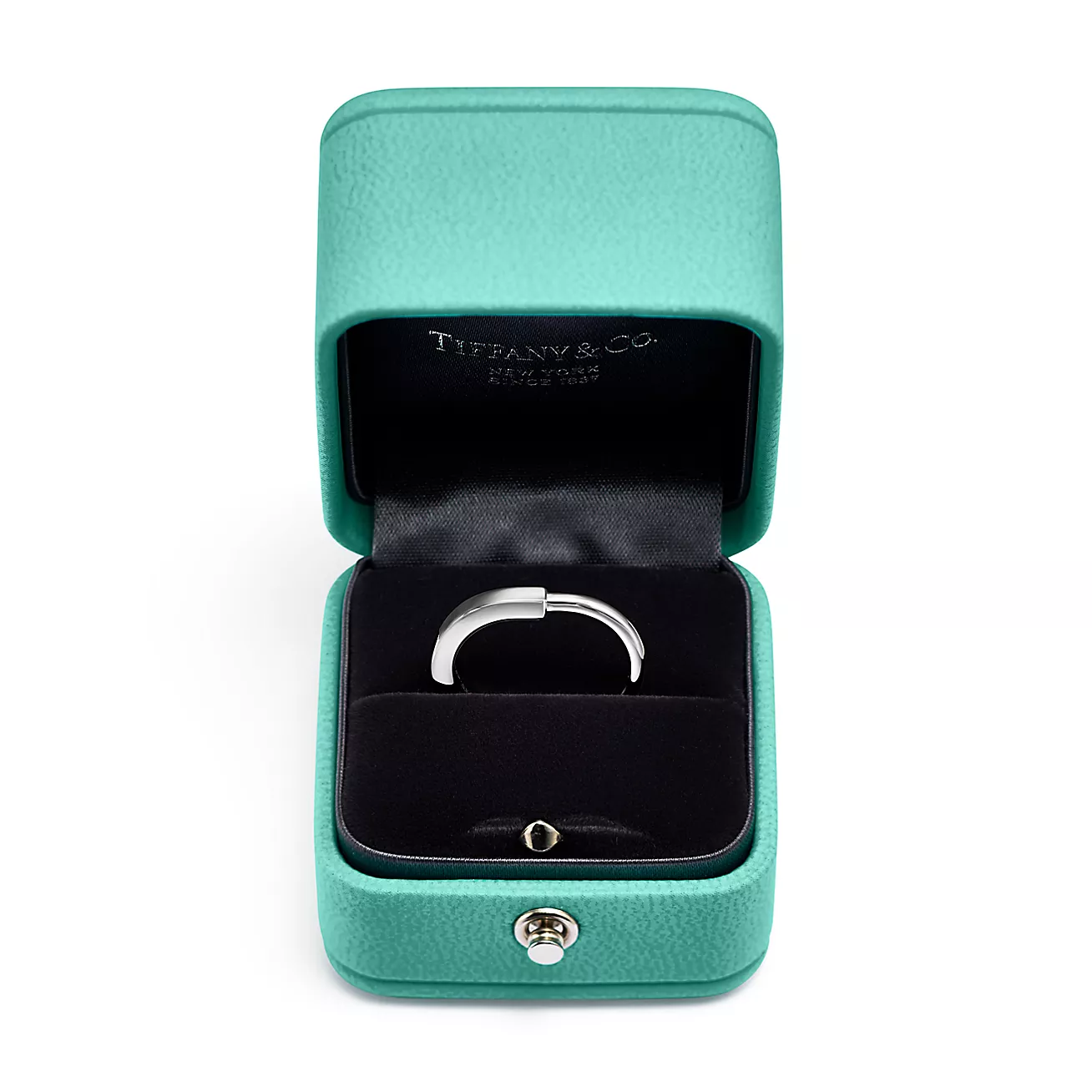 Tiffany Lock ring 18K white gold--GaiYalun