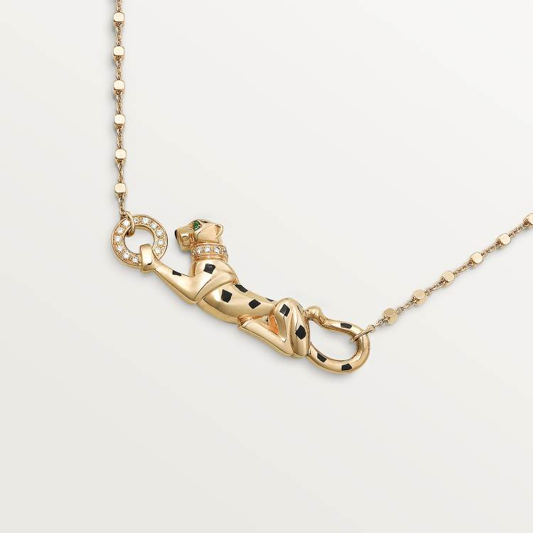PANTHÈRE DE CARTIER Cartier Cheetah Necklace 18K Gold--GaiYalun