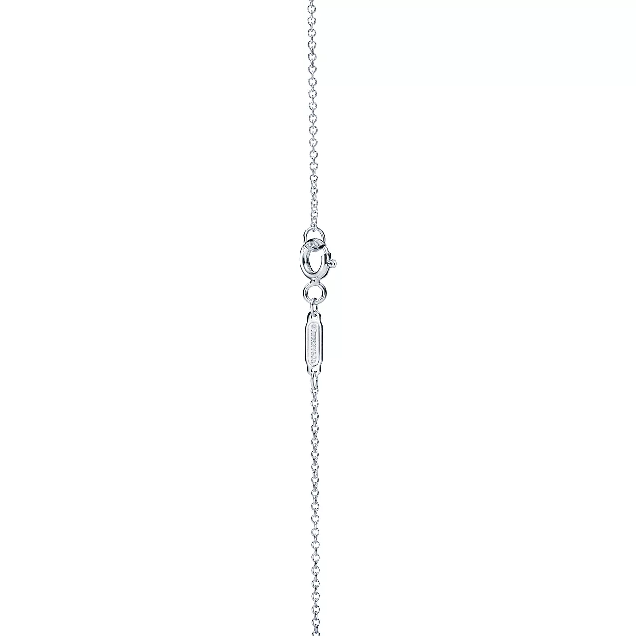 Tiffany Blue® Double Heart Tag Necklace--GaiYalun