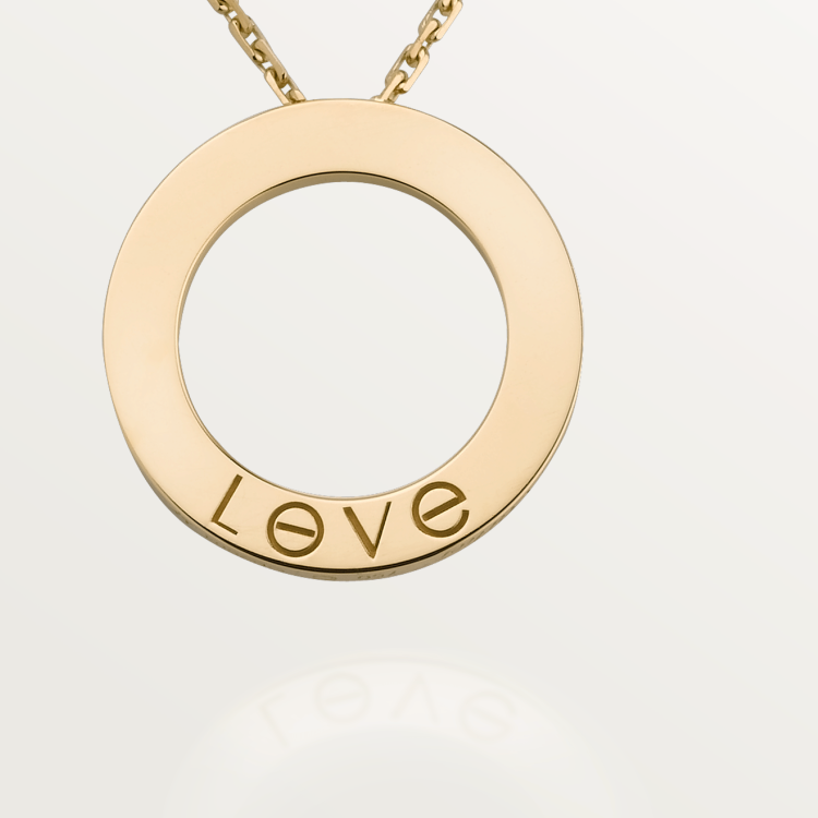 LOVE Necklace 18K Yellow Gold--GaiYalun