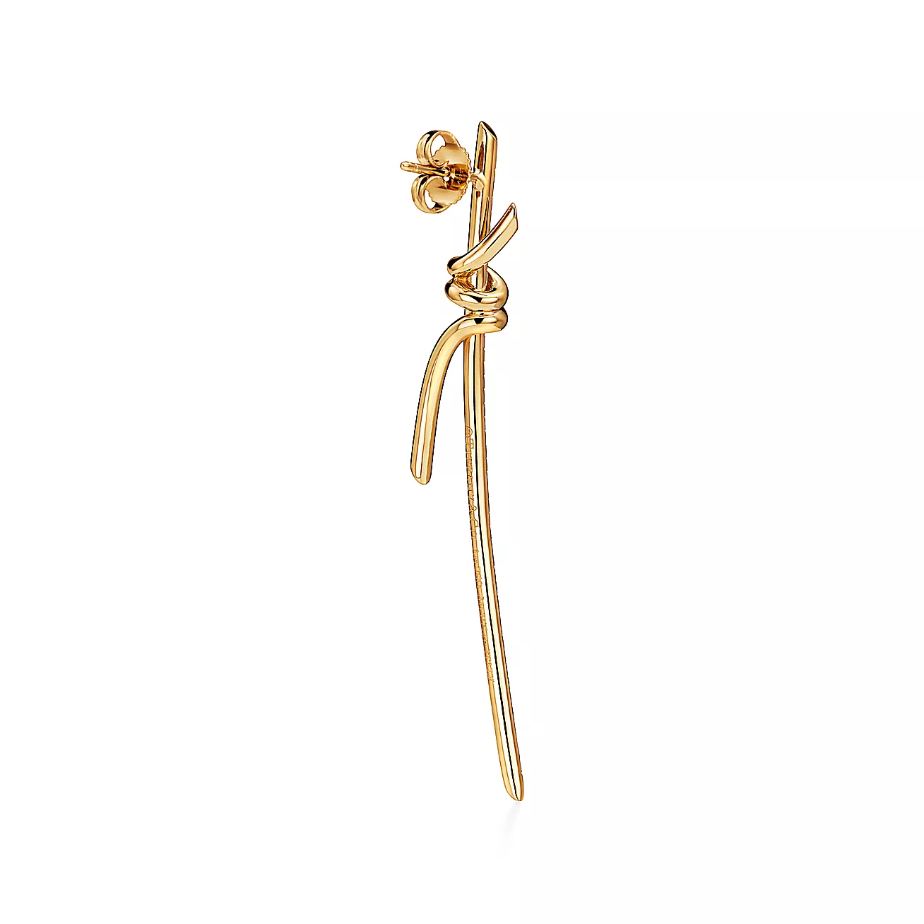 earring 18K Yellow Gold with Diamonds--GaiYalun