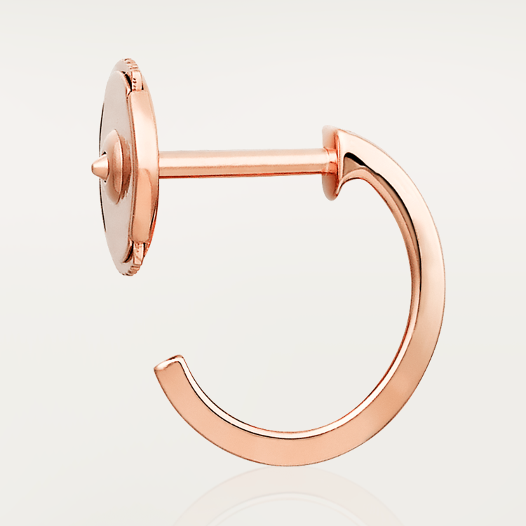 LOVE earrings 18K rose gold--GaiYalun