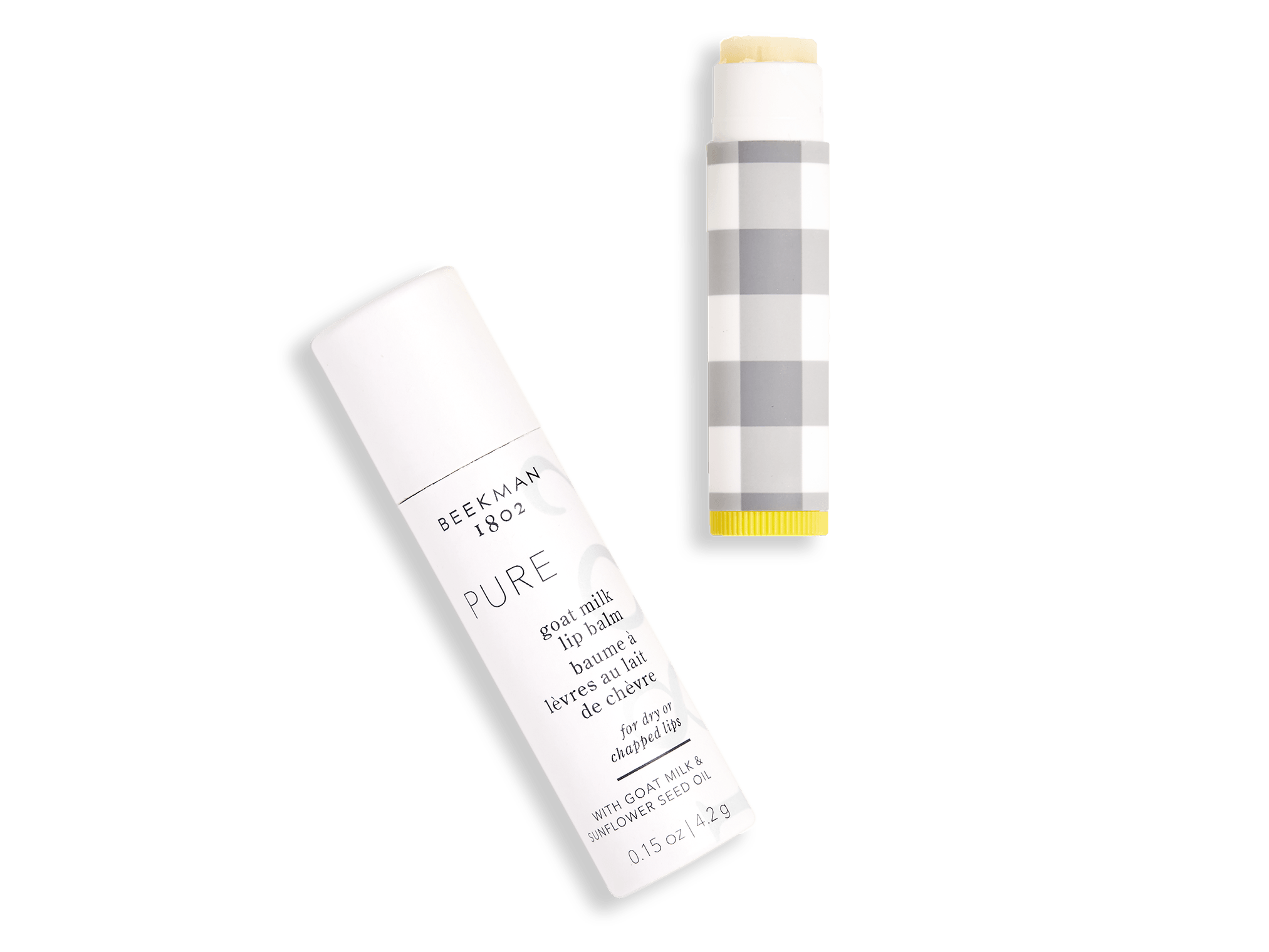 Pure Goat Milk Lip Balm Side to Side