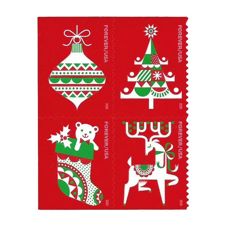 Holiday Delights 2020, Discounted Forever Stamps