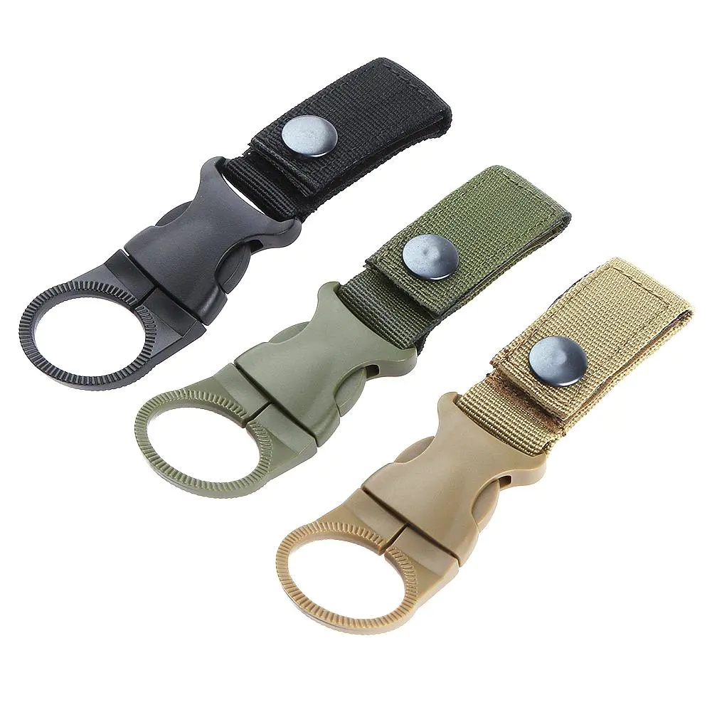 Bxingsftys 3pcs Lightweight Webbing Buckle Water Bottle Holder Clip Climb Carabiner Belt Portable for Hiking Traveling Accessories - image 4 of 4