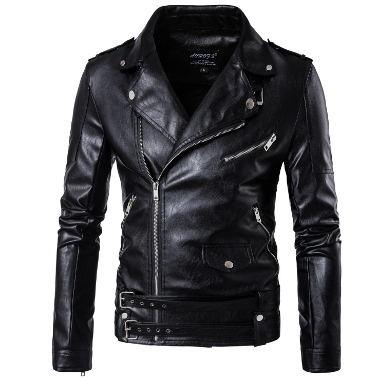 New coats men's Leather jackets Coat Motorcycle Bikers Jacket Large Size Male PU men Leather Clothes Leather Jacket men