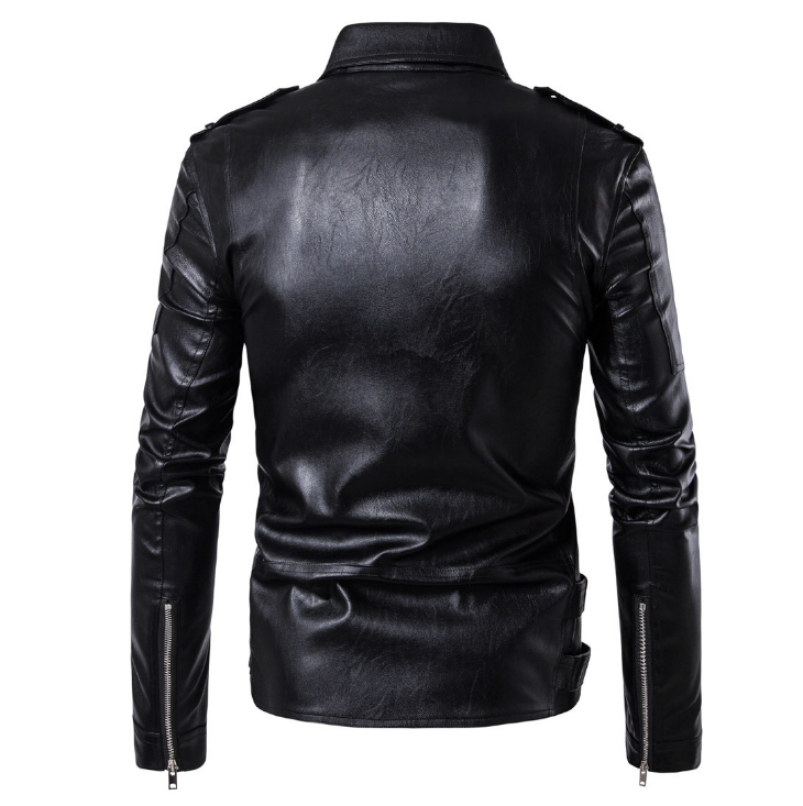 New coats men's Leather jackets Coat Motorcycle Bikers Jacket Large Size Male PU men Leather Clothes Leather Jacket men